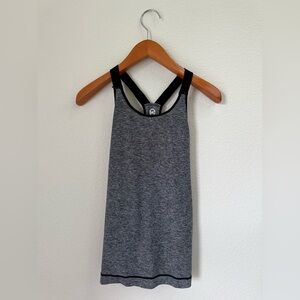 Michael Kors Gray and Black Racerback Sport Tank Top Women’s Size XL